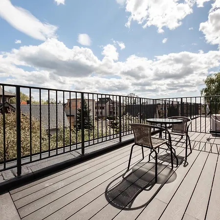 2 Floor Apartment With Amazing Terrace Kaunas Extérieur photo