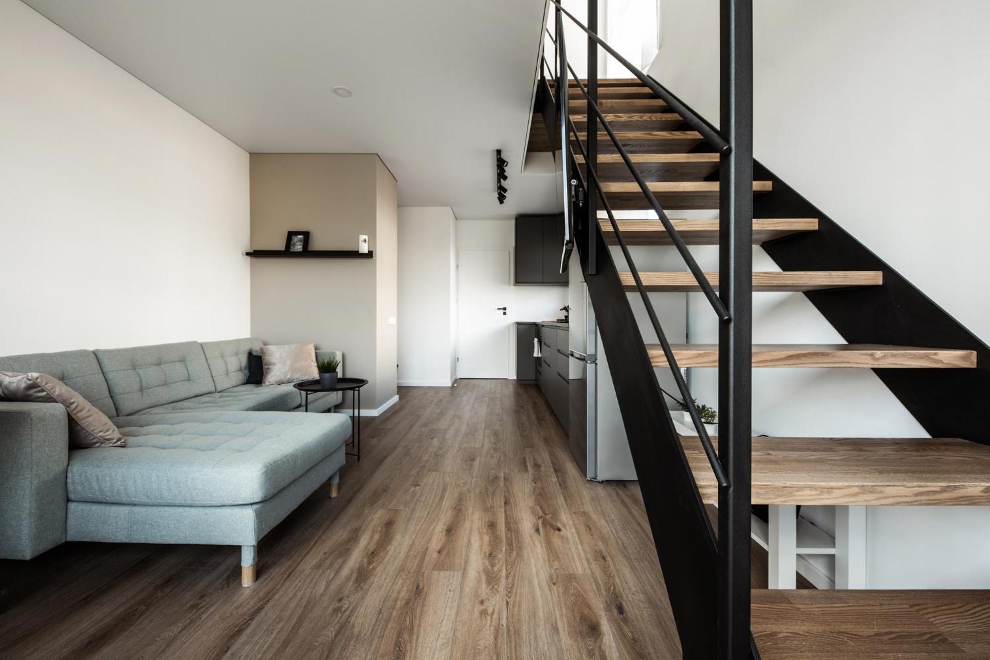 Huoneisto 2 Floor With Amazing Terrace Kaunas